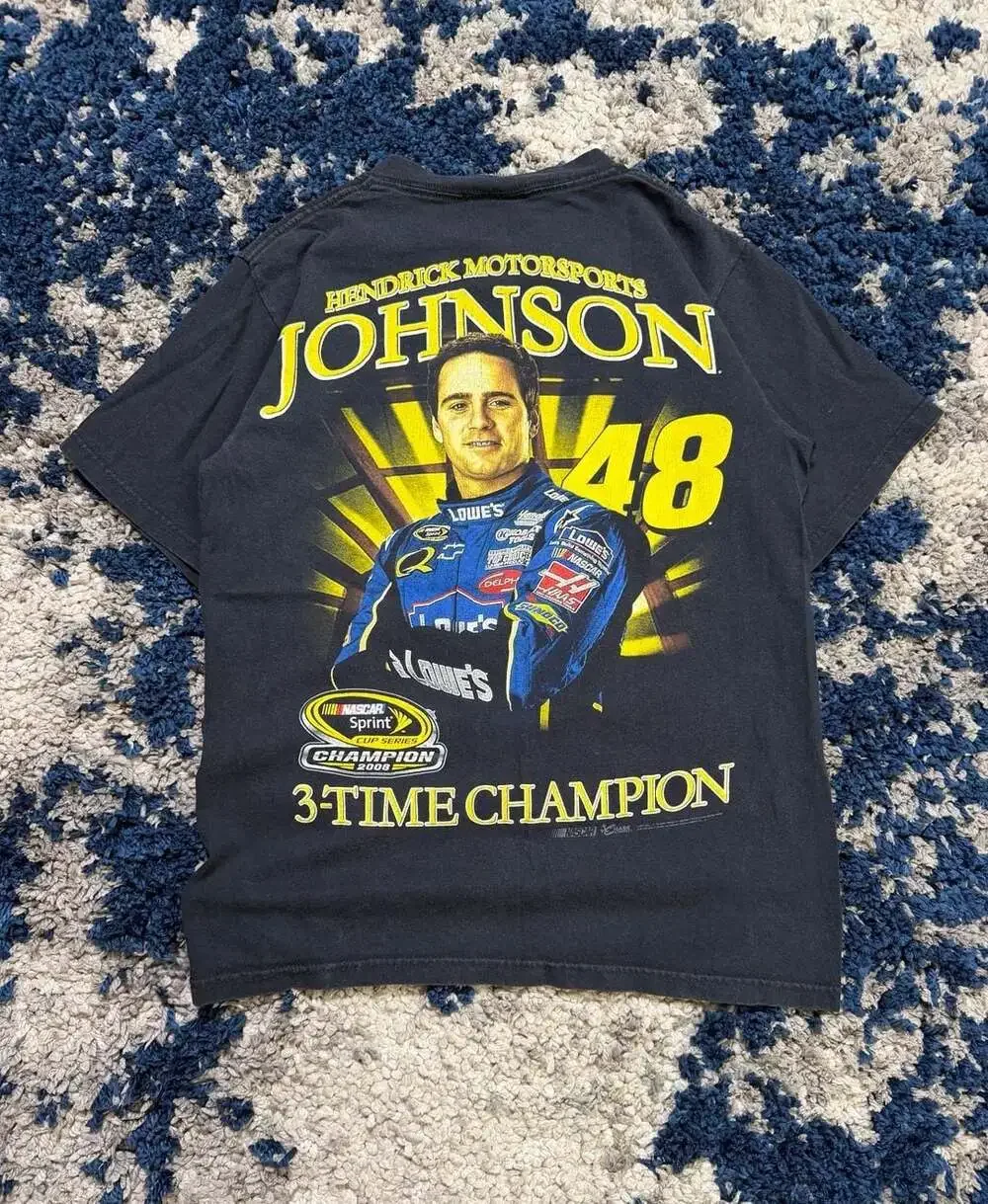 Chase Authentics Jimmie Johnson 2008 3-Time NASCAR Champion T-Shirt